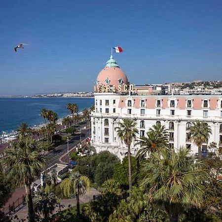 Extraordinaire Grand Studio Au Centre 6 Minutes A Pied De La Plage Et L'Hotel Negresco Niza Exterior foto